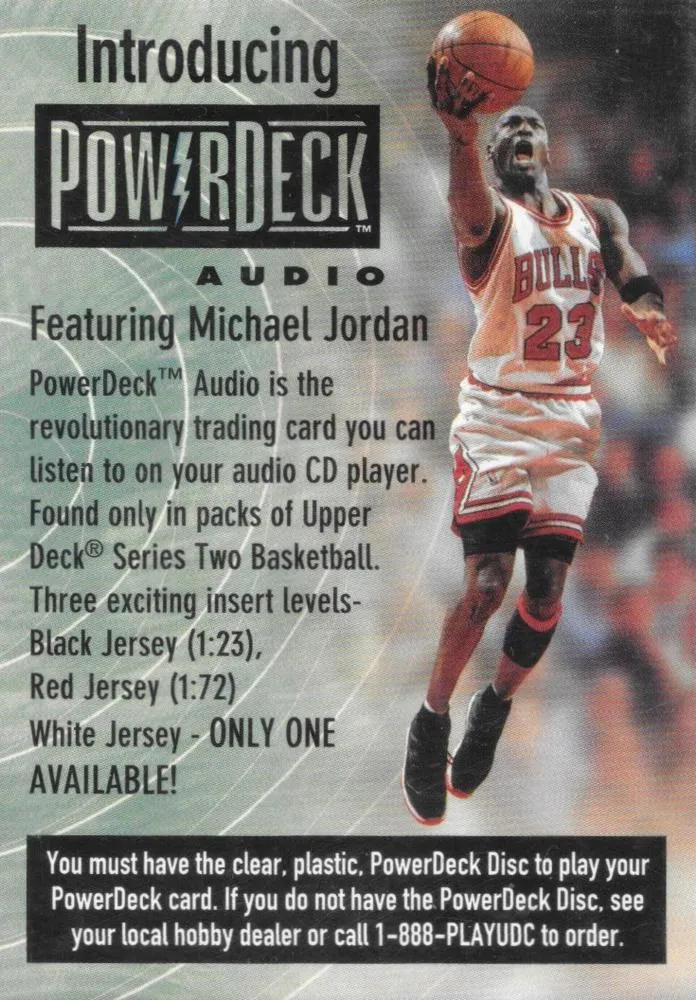 2007-08 Upper Deck Michael Jordan Mini Jerseys #NNO card image