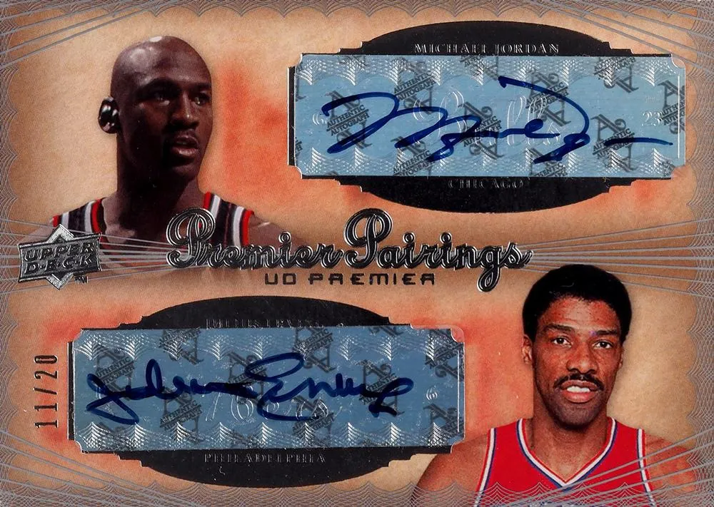 2007-08 Upper Deck Premier Michael Jordan Pairings Autographs #PP-JE card image