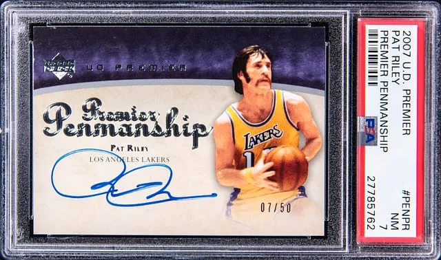 2007-08 Upper Deck Premier Rick Barry Penmanship #PEN-PR card image