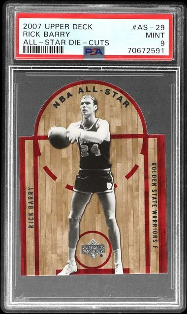 2007-08 Upper Deck Rick Barry All-Star Die Cuts #AS-29 card image