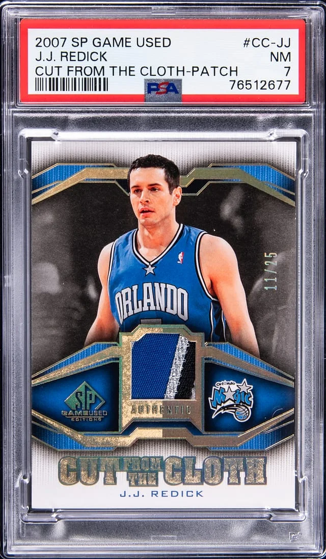 2007-08 Upper Deck SP Game Used J.J. Redick Cut from the Cloth #CC-JJ card image