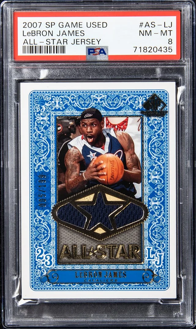 2007-08 Upper Deck SP Game Used LeBron James All-Star Jersey #AS-LJ card image