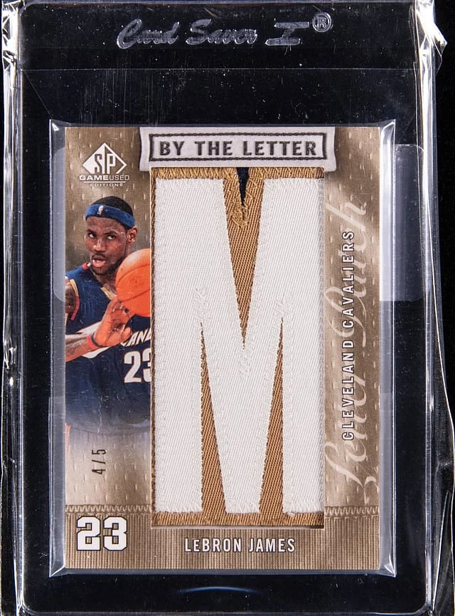 2007-08 Upper Deck SP Game Used LeBron James By The Letter #BL-LJ card image