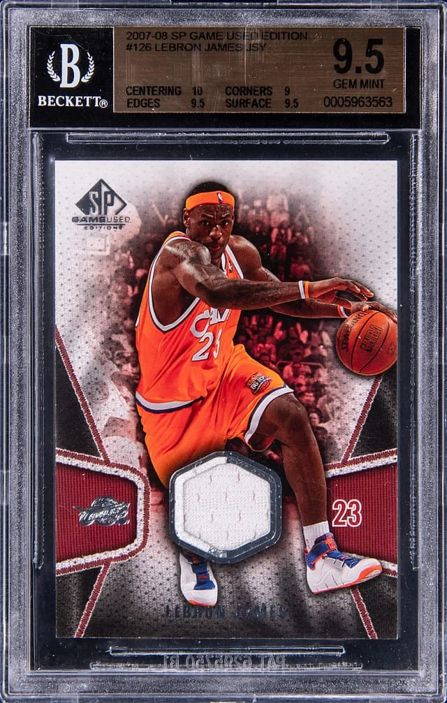 2007-08 Upper Deck SP Game Used LeBron James Game-Used Edition #126 card image