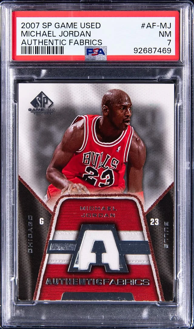 2007-08 Upper Deck SP Game Used Michael Jordan Authentic Fabrics #AF-MJ card image