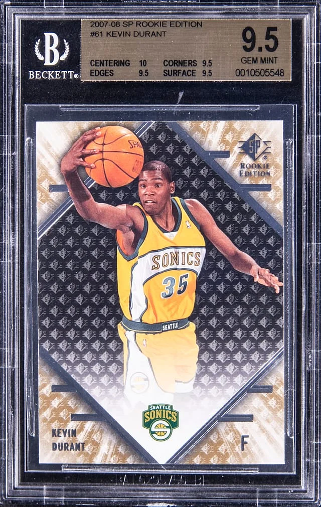 2007-08 Upper Deck SP Kevin Durant Edition #61 card image