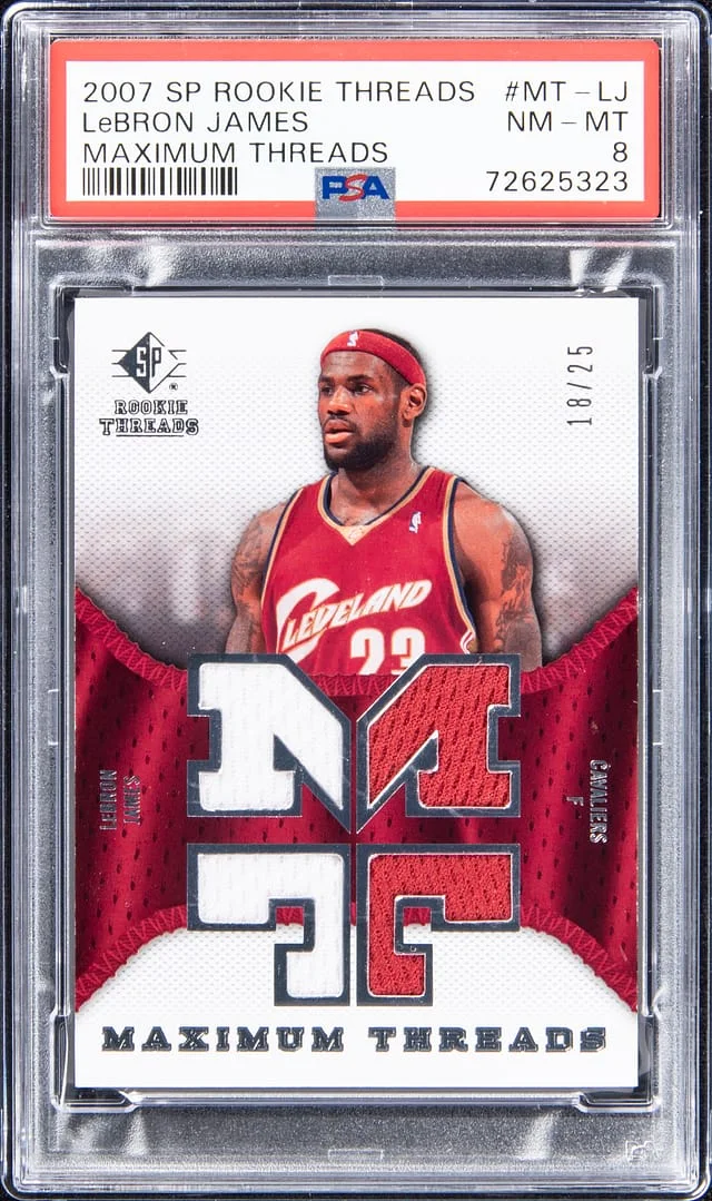 2007-08 Upper Deck SP LeBron James Threads Maximum Threads #MT-LJ card image