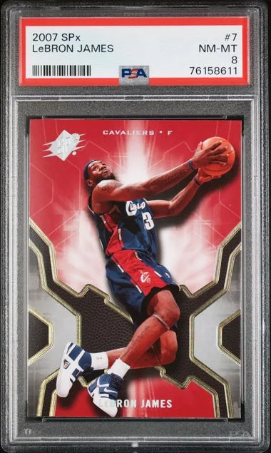2007-08 Upper Deck SPx LeBron James #7 card image