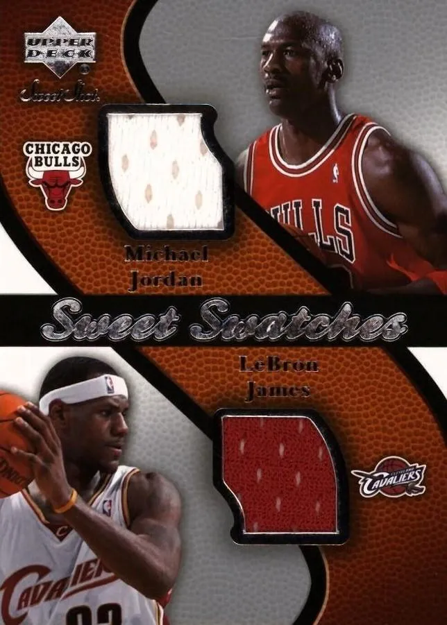 2007-08 Upper Deck Sweet Shot Lebron James Sweet Swatches Dual #SW-JJ card image