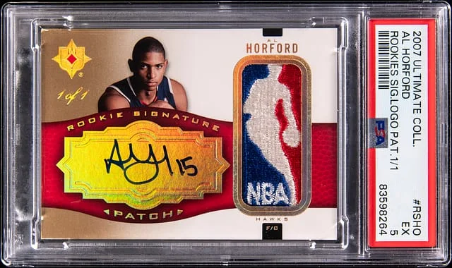 2007-08 Upper Deck Ultimate Collection Al Horford Rookies Signature Logo Patch #RS-HO card image