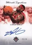 2007-08 Upper Deck Ultimate Collection Lebron James Ultimate Signatures #US-LJ card image