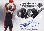 2007-08 Upper Deck Ultimate Collection Lebron James Ultimate Virtuoso #UV-LJ card image