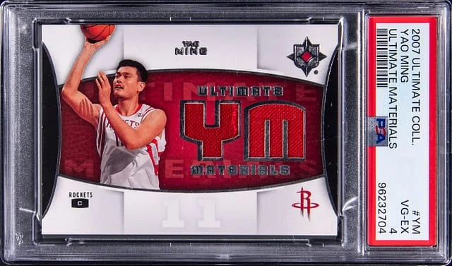 2007-08 Upper Deck Ultimate Collection Yao Ming Materials #ULT-YM card image