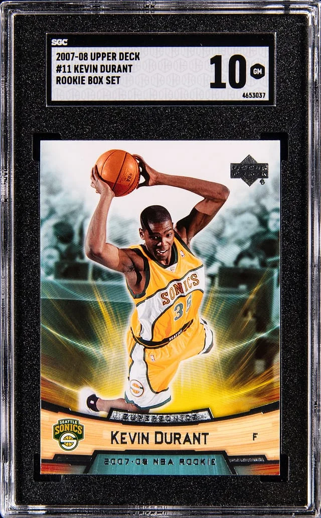 2007 8 Upper Deck Box Set Kevin Durant Year #11 card image