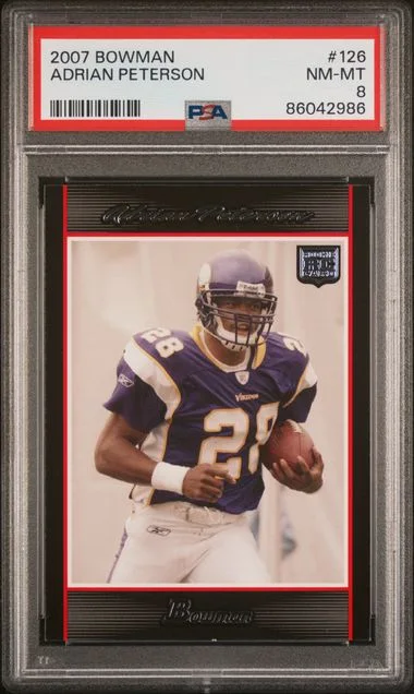 2007 Bowman Adrian Peterson #126 card image
