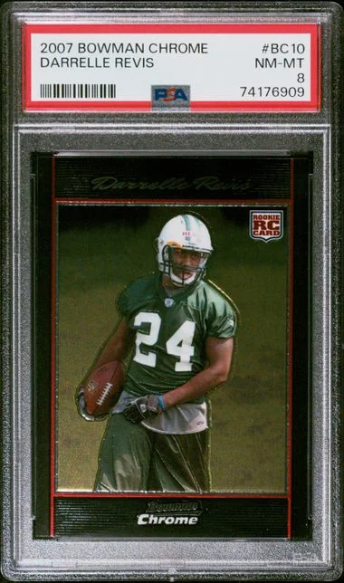 2007 Bowman Chrome Darrelle Revis #BC10 card image