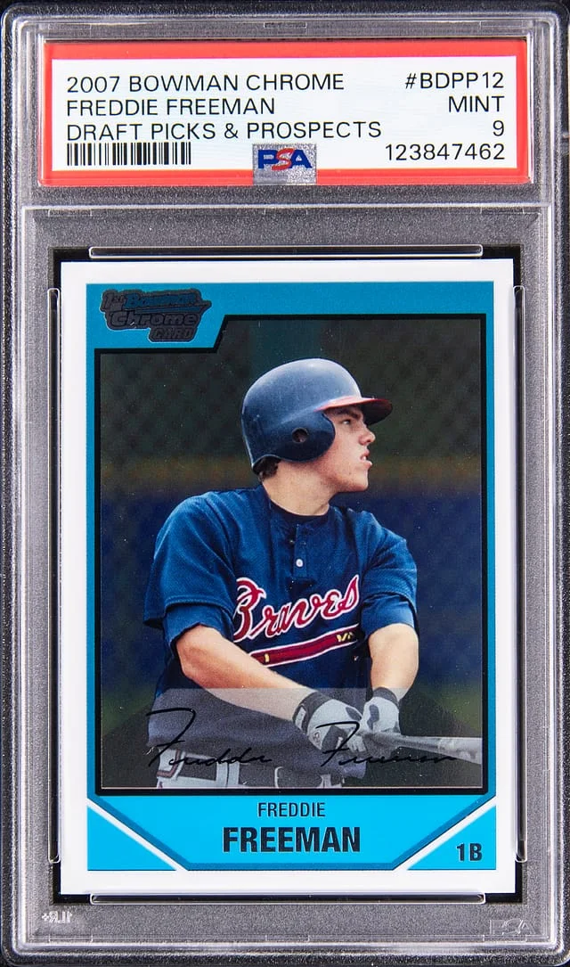 2007 Bowman Chrome Draft Freddie Freeman Picks & Prospects #BDPP12 card image