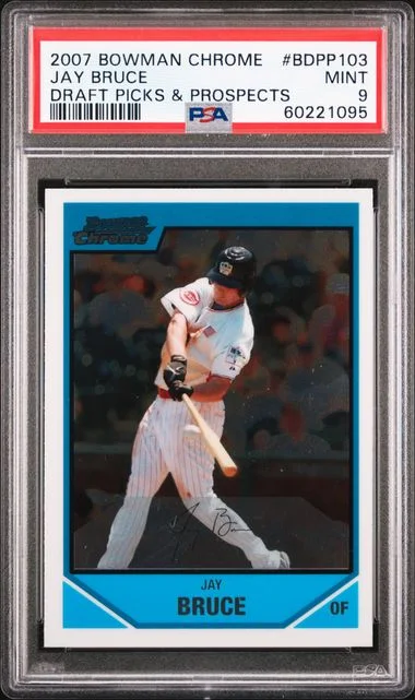 2007 Bowman Chrome Draft Jay Bruce Picks & Prospects #BDPP103 card image