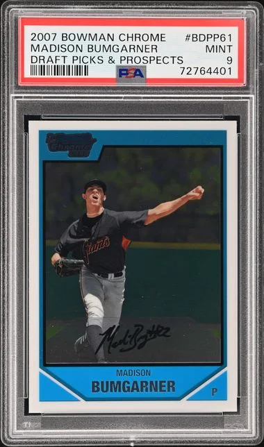 2007 Bowman Chrome Draft Madison Bumgarner Picks & Prospects #BDPP61 card image