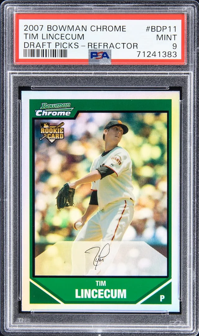 2007 Bowman Chrome Draft Tim Lincecum Picks #BDP11 card image