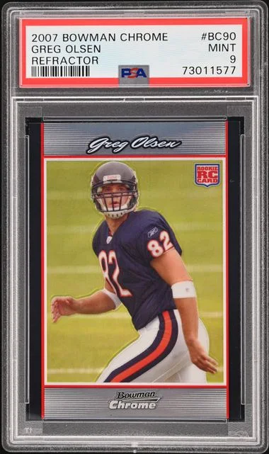 2007 Bowman Chrome Greg Olsen Refractor #BC90 card image
