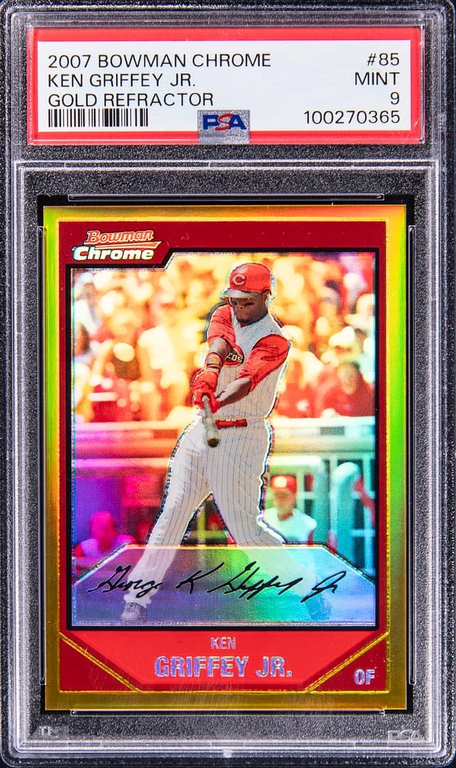 2007 Bowman Chrome Ken Griffey Jr. #85 card image