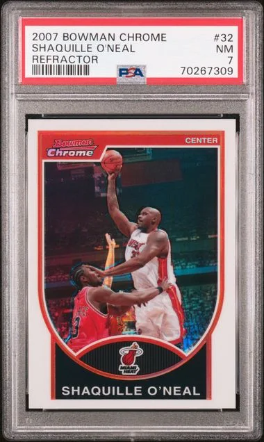 2007 Bowman Chrome Shaquille O'Neal Refractor #32 card image
