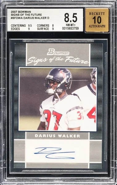 2007 Bowman Darius Walker Signs Of The Future #SFDWA card image