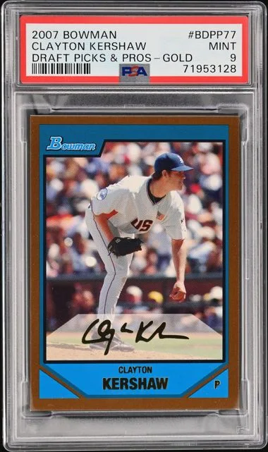2007 Bowman Draft Clayton Kershaw #BDPP77 card image