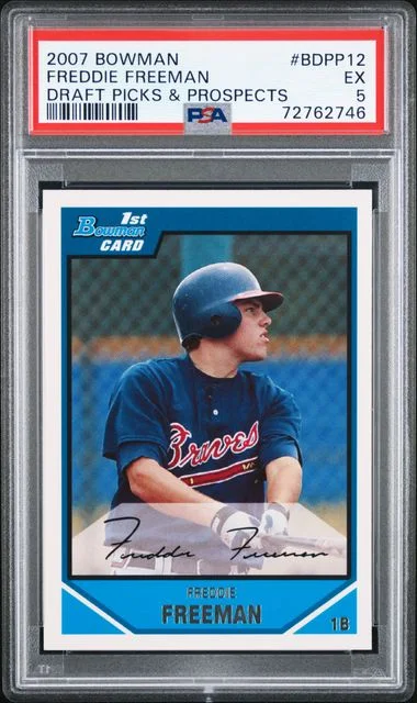 2007 Bowman Draft Picks & Prospects Freddie Freeman #BDPP12 card image
