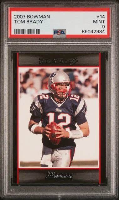 2007 Bowman Tom Brady #14 card image