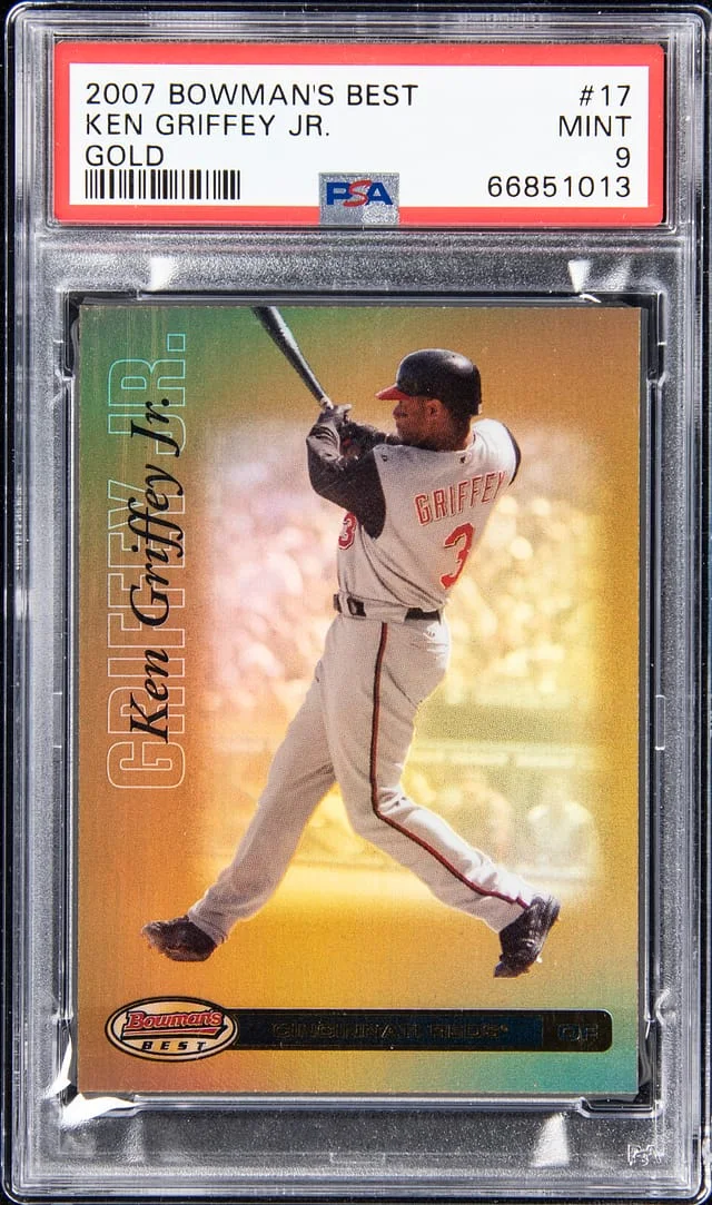 2007 Bowman's Best Ken Griffey Jr. #17 card image