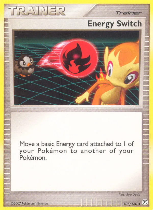 2007 Diamond & Pearl Energy Switch Uncommon #107/130 Uncommon card image