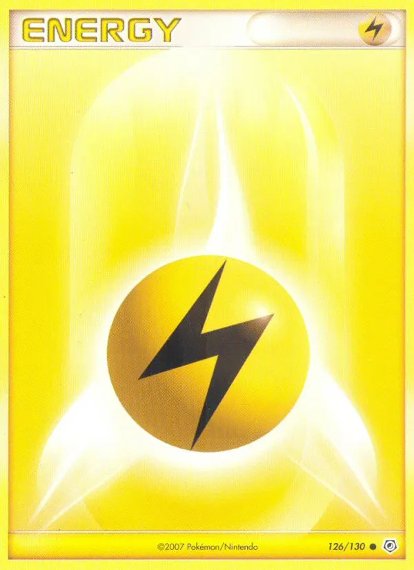 2007 Diamond & Pearl Lightning Energy #126/130 Common card image