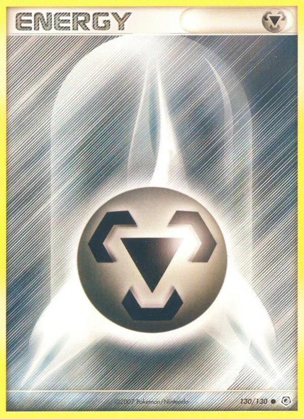 2007 Diamond & Pearl Metal Energy #130/130 Common card image