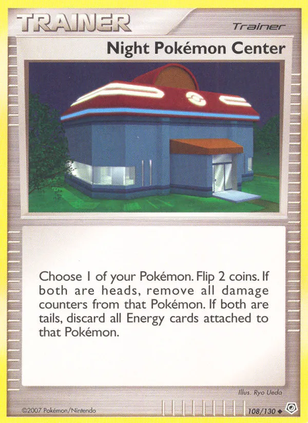 2007 Diamond & Pearl Night Pokémon Center #108/130 Uncommon card image