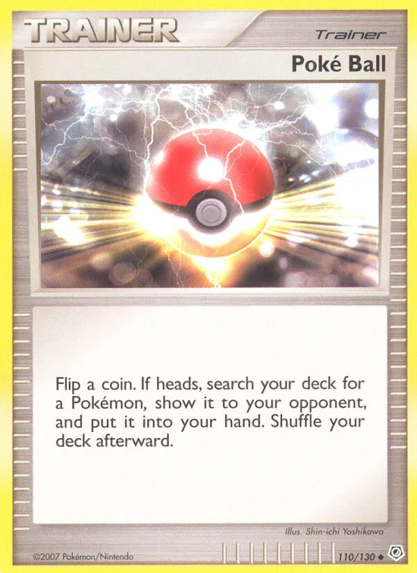 2007 Diamond & Pearl Poké Ball #110/130 Uncommon card image