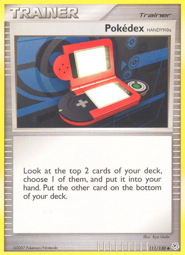 2007 Diamond & Pearl Pokédex HANDY910is #111/130 Uncommon card image
