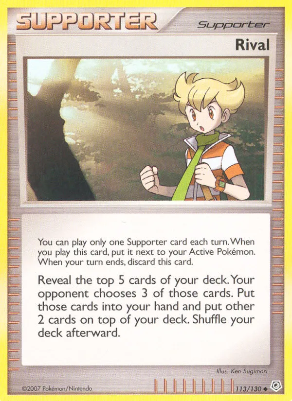 2007 Diamond & Pearl Rival Uncommon #113/130 Uncommon card image
