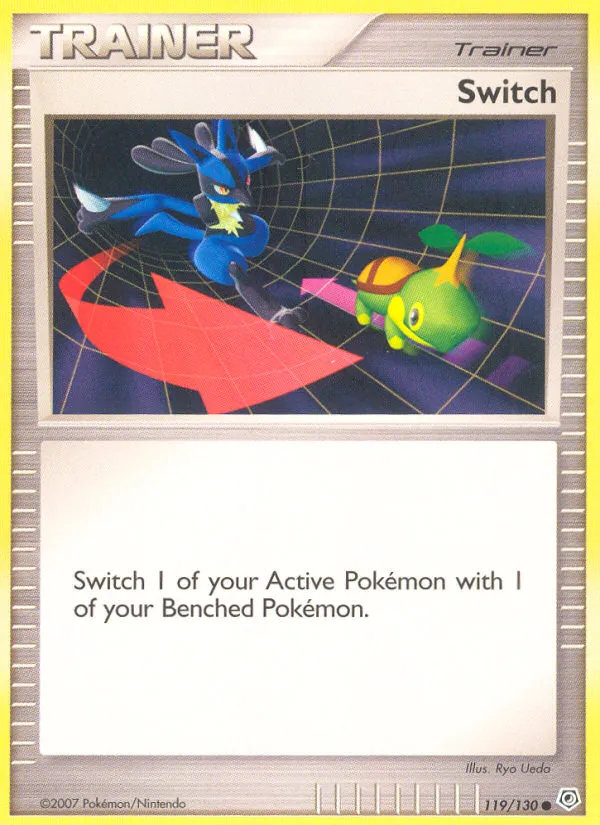 2007 Diamond & Pearl Switch #119/130 Common card image