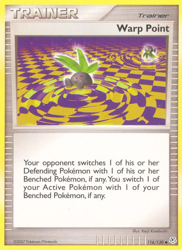 2007 Diamond & Pearl Warp Point #116/130 Uncommon card image