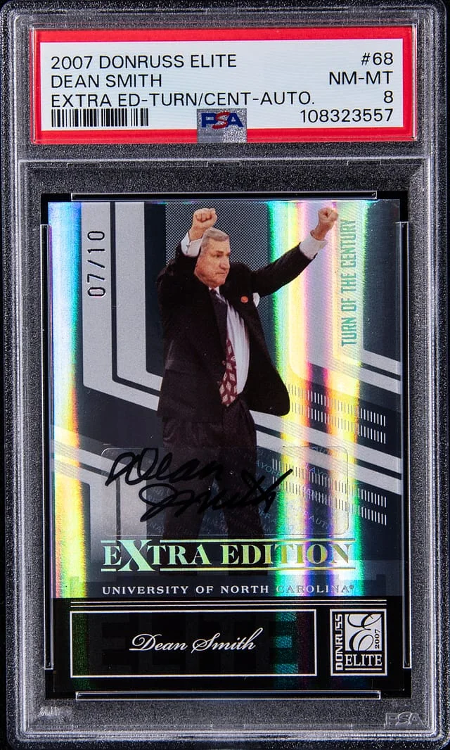 2007 Donruss Elite Extra Edition Dean Smith Turn Of The Century Autograph #68 card image