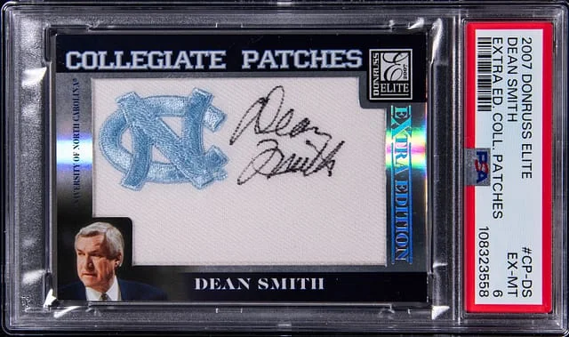 2007 Donruss Elite Extra Edition Dean Smith Collegiate Patches #CP-DS card image