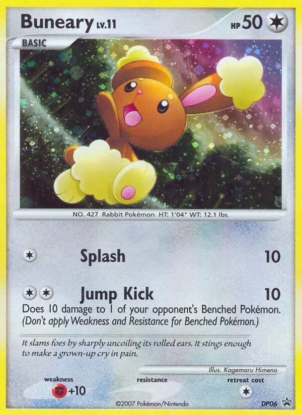 2007 DP Black Star Promos Buneary #DP06 card image