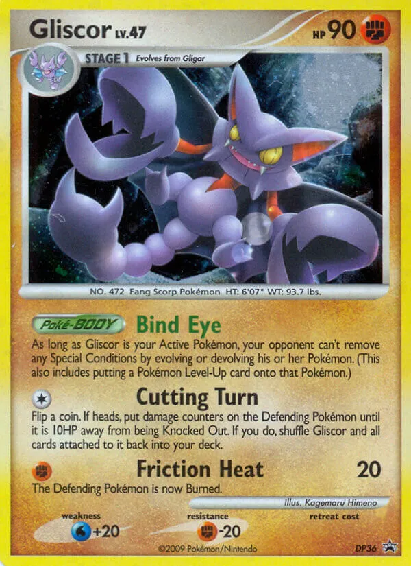 2007 DP Black Star Promos Gliscor #DP36 card image