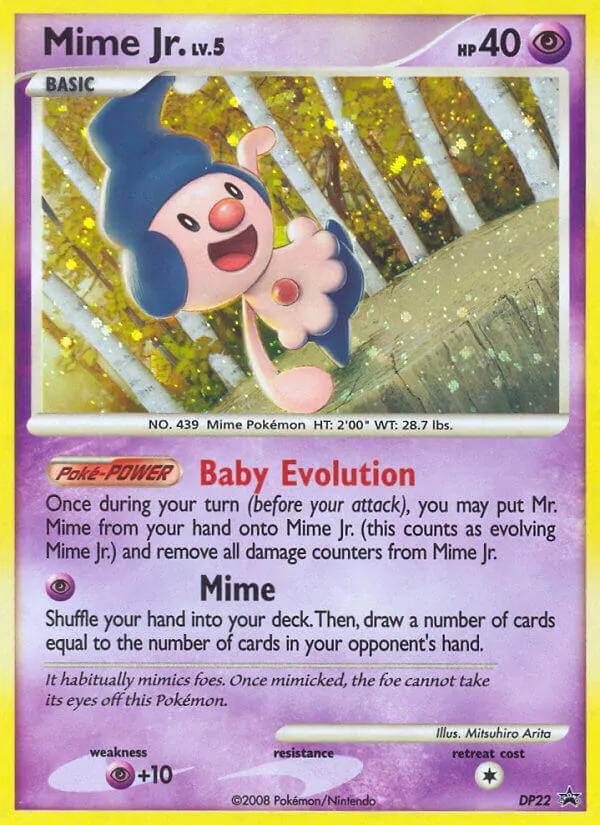 2007 DP Black Star Promos Mime Jr. #DP22 card image
