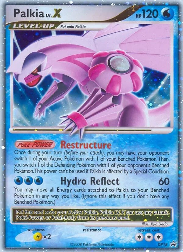 2007 DP Black Star Promos Palkia LV.X #DP18 card image