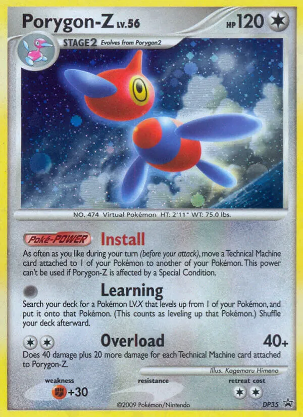 2007 DP Black Star Promos Porygon-Z #DP35 card image
