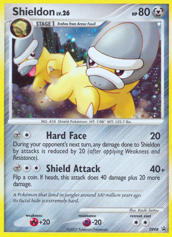 2007 DP Black Star Promos Shieldon #DP08 card image