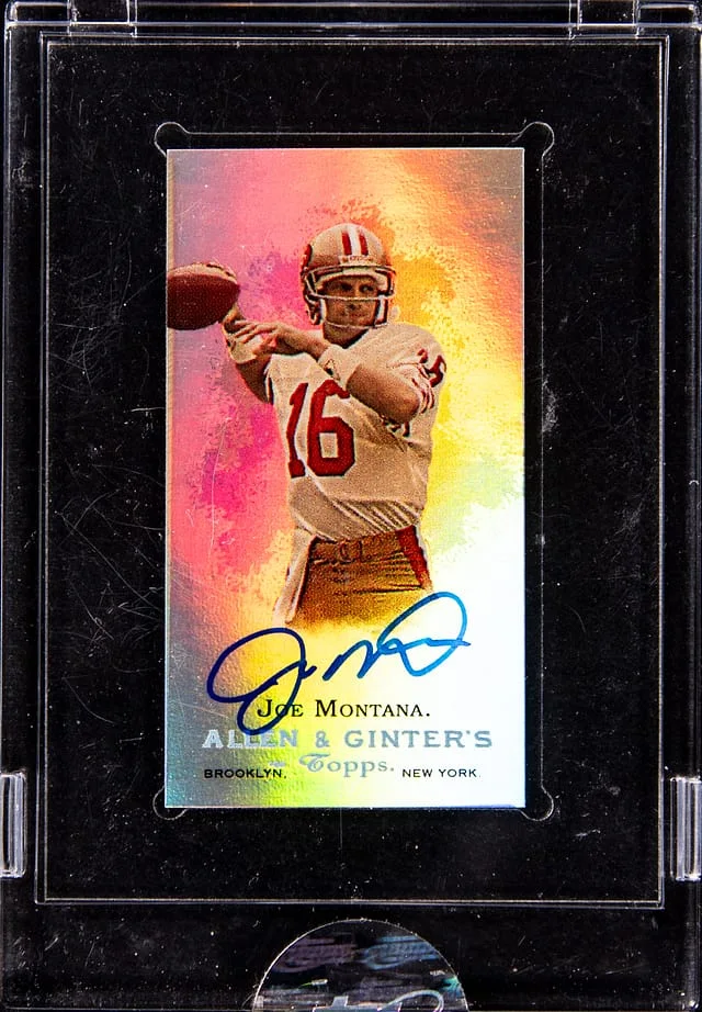 2007 eTopps Allen & Ginter Super Bowl Champions Joe Montana #3 card image